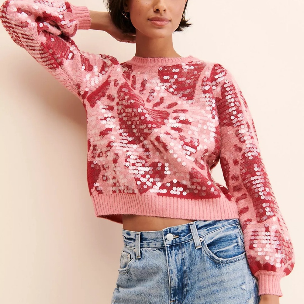 FARM Rio Sequins Knit Sweater